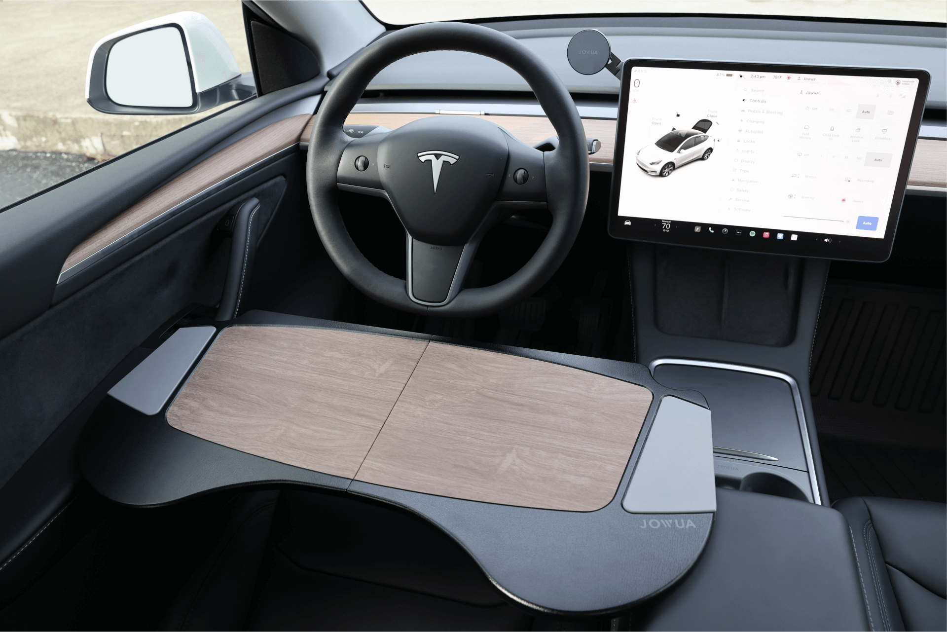 Tesla Model Y & 3 Foldable Car Tray (Eat, Work, Play) – TESLARATI