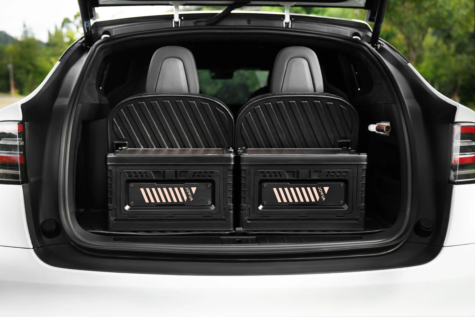 tesla model y trunk storage space