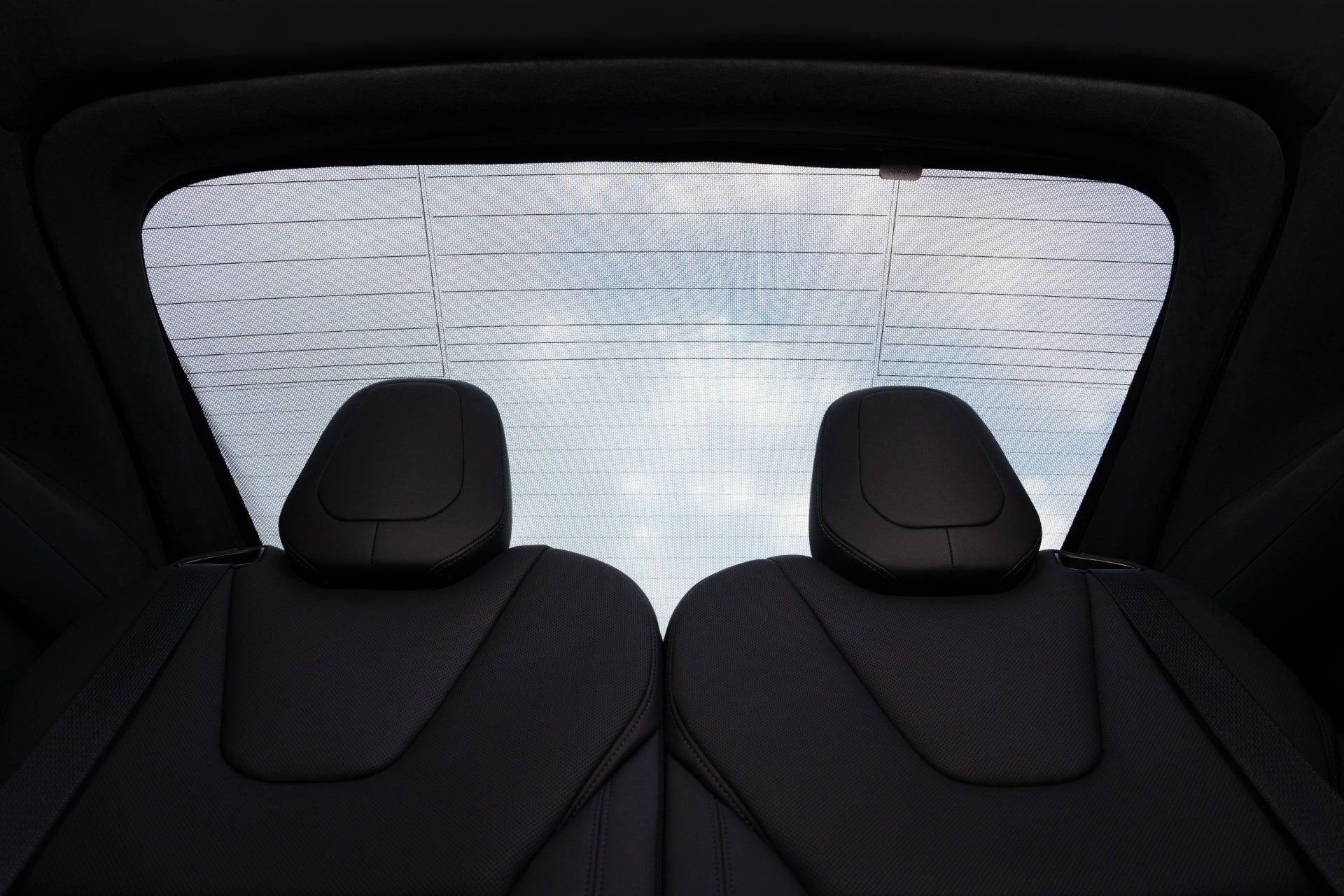 Model X sunshade bundle, easy protection from the sun in the model X - back