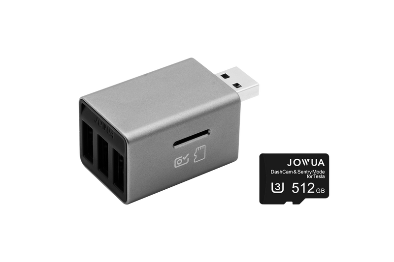 3 USB HUB DashCam Reader – JOWUA
