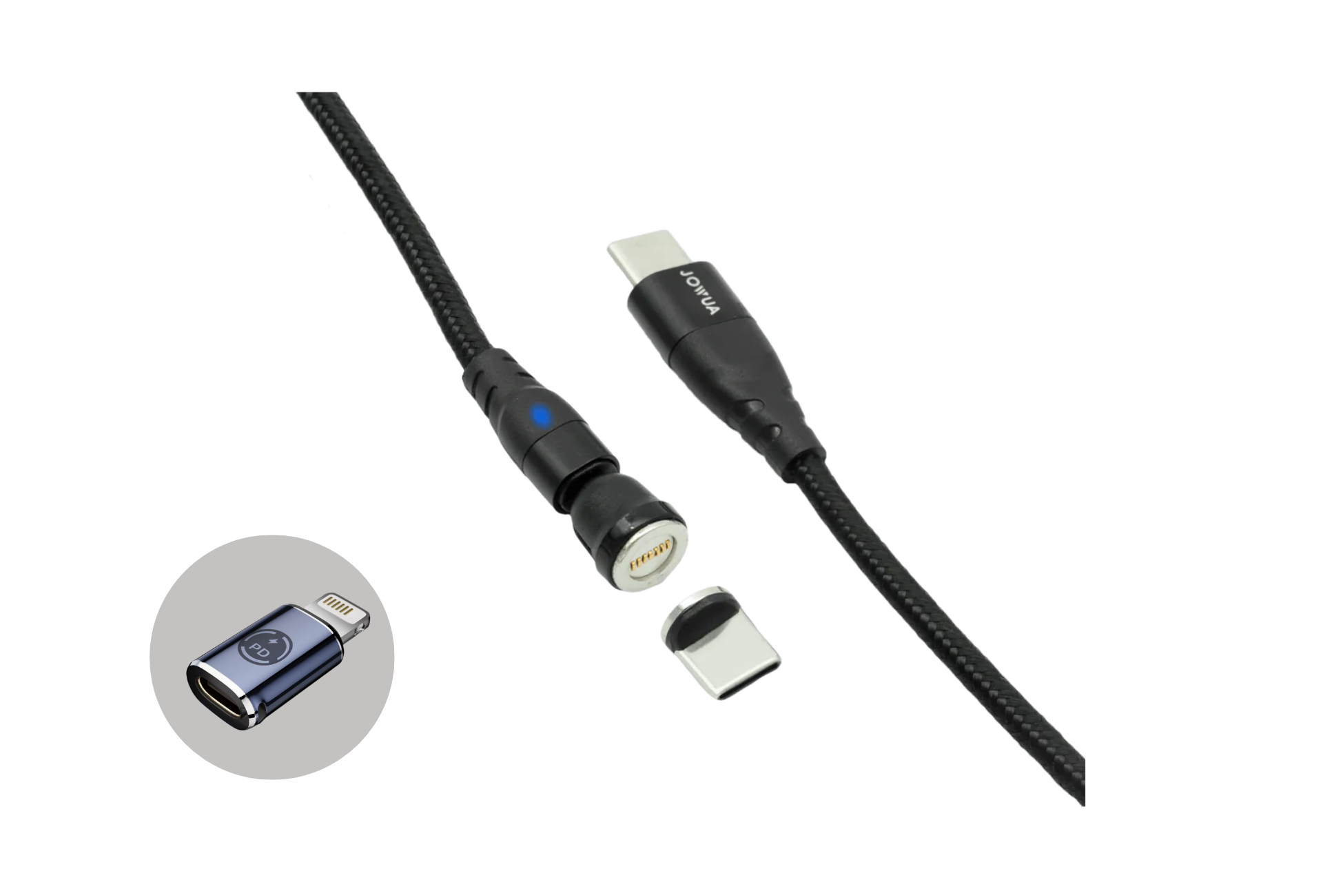 Câble de charge magnétique USB-C vers USB-C (1M-1,8M)
